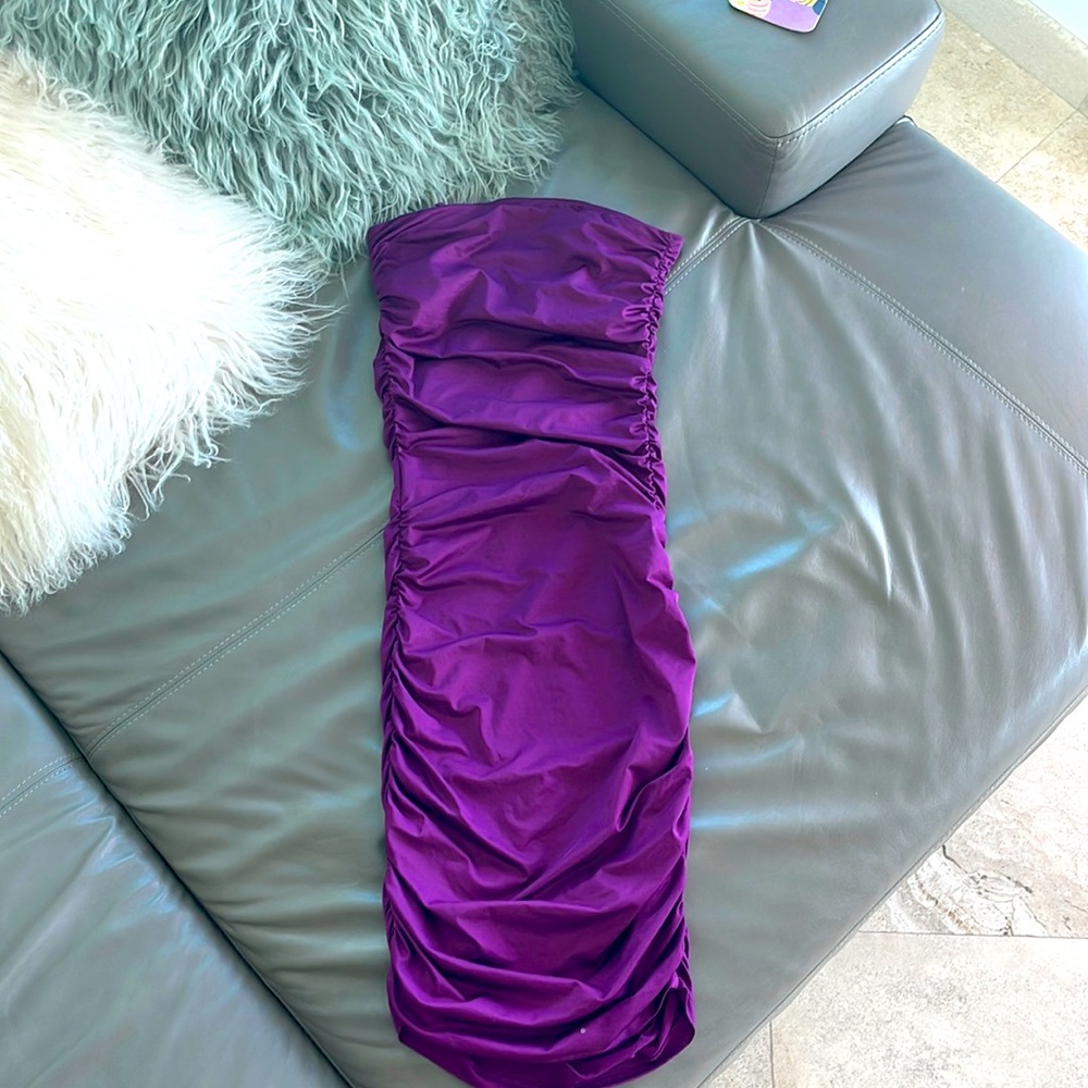Stretchy dress.